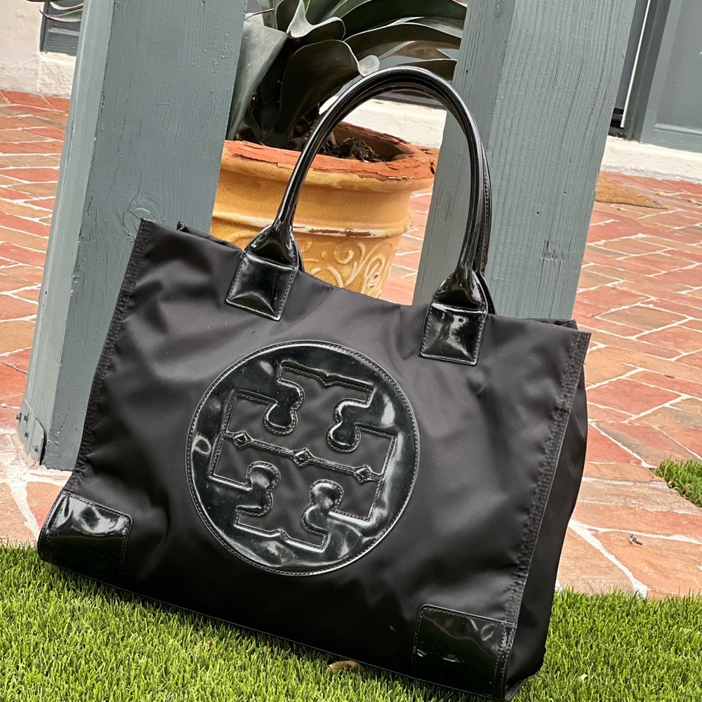 Tori Burch Ella patent tote